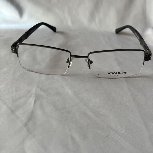Woolrich W7828 Eyeglass FRAMES ONLY 56 18 140 Gunmetal - Picture 4 of 8